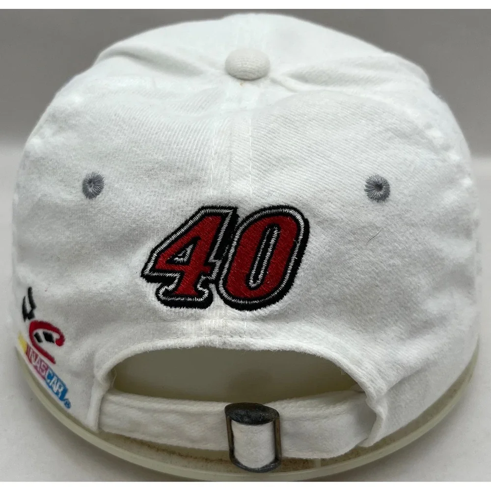 Chase Authentics Sterling Marlin Coors Light Racing Hat White NASCAR #40 Cap